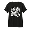 Proud Soccer Goalie Cousin Soccer Keeper T-Shirt - Minimalist Print Unisex - T-Shirt, Sweatshirt, Hoodie