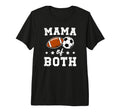Mama Both Football Soccer Mom Soccer T-Shirt - Aesthetic Graphic Unisex - T-Shirt, Sweatshirt, Hoodie