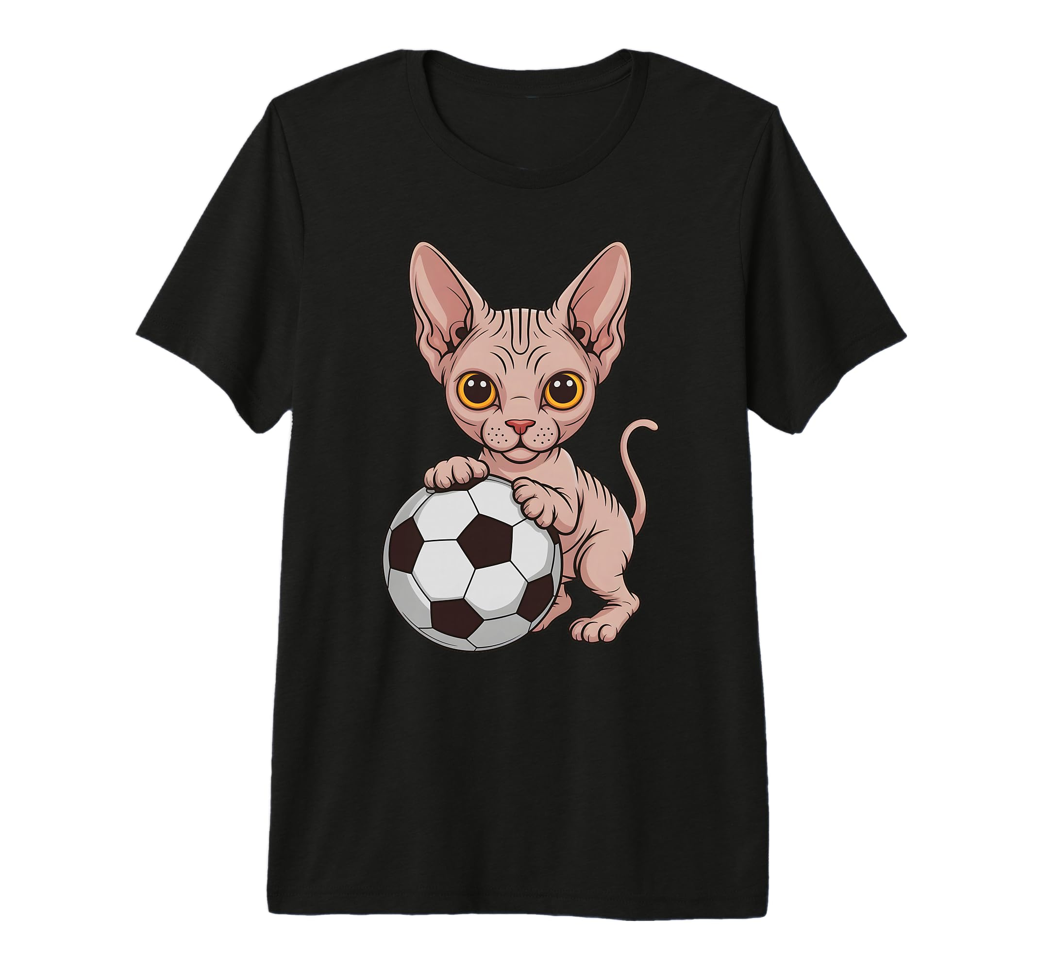 Funny Soccer Sphynx Just Who Loves T-Shirt - Unique Graphic for Adults - T-Shirt, Sweatshirt, Hoodie