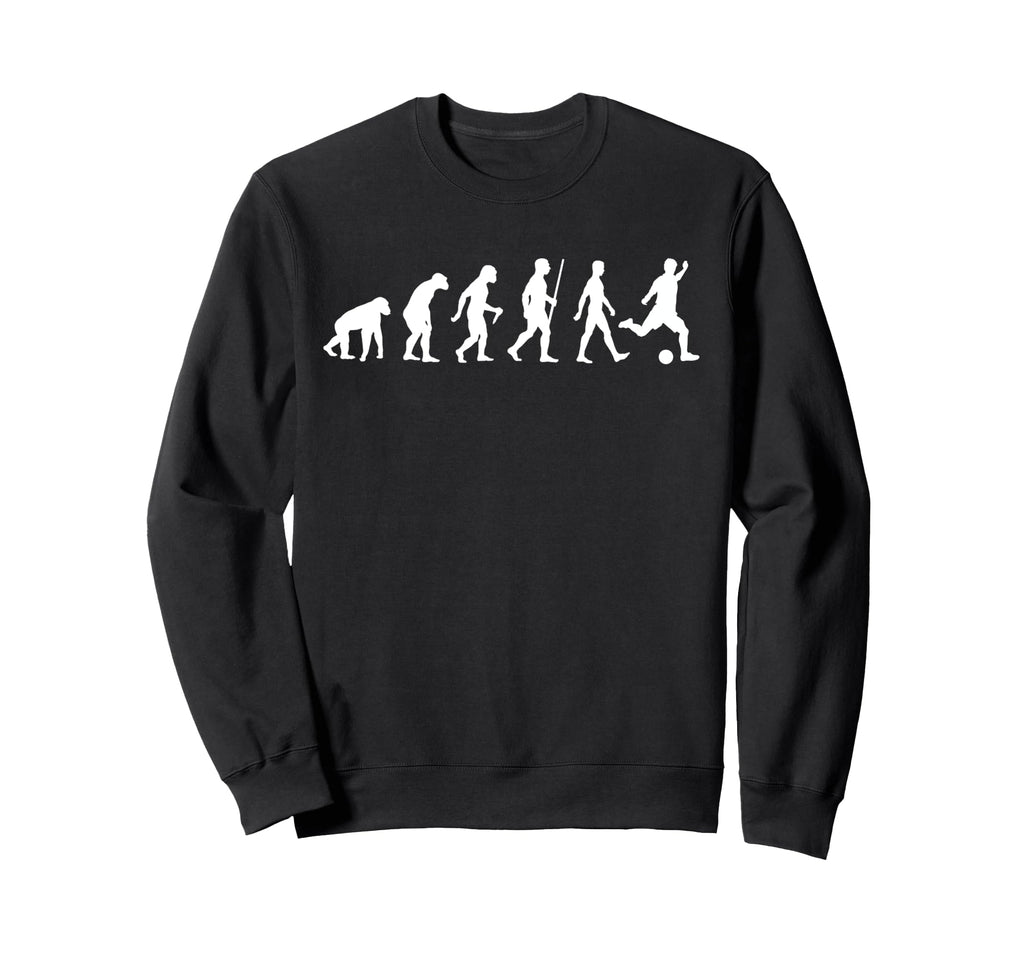 Soccer Evolution Players Funny Sweatshirt - Aesthetic Graphic for Adults - T-Shirt, Sweatshirt, Hoodie