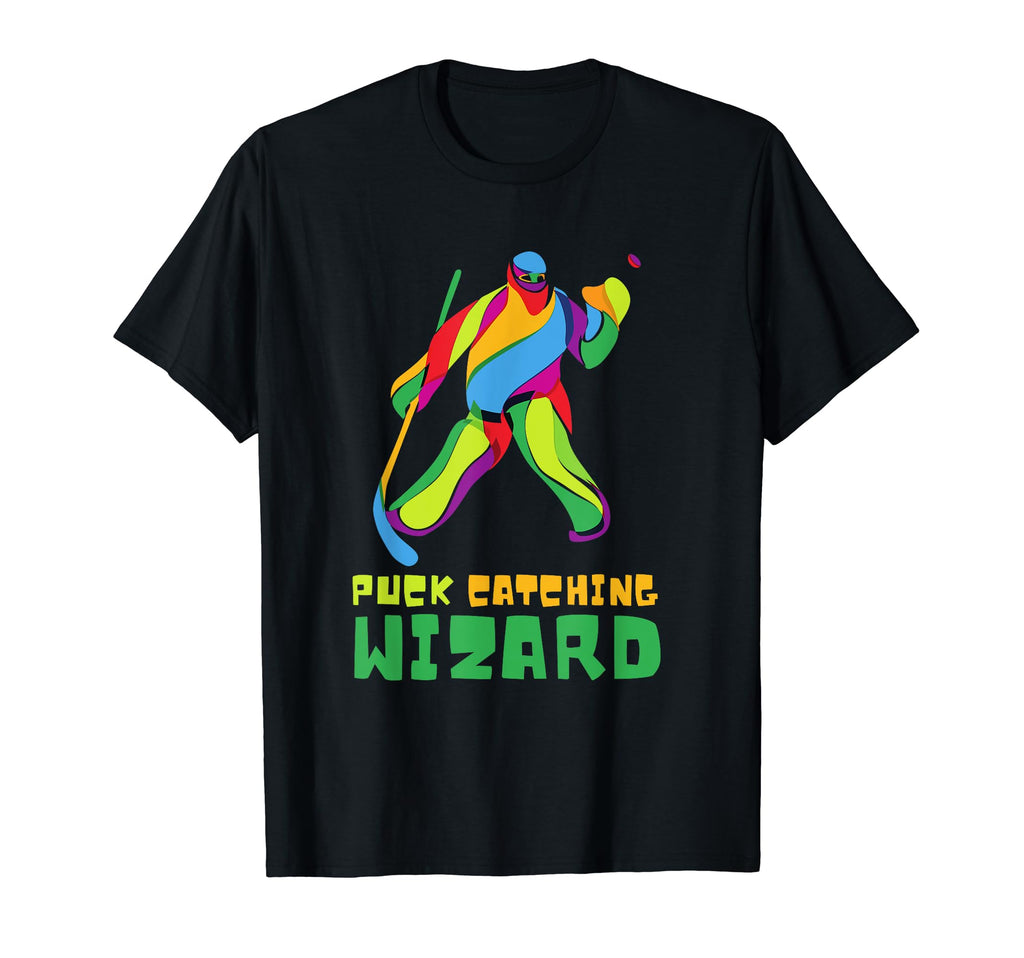 Ice Hockey Goalkeeper Goaltender And T-Shirt - Minimalist Print Unisex - T-Shirt, Sweatshirt, Hoodie