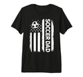 Mens Soccer Dad American Flag T-Shirt - Unique Graphic Men Women - T-Shirt, Sweatshirt, Hoodie