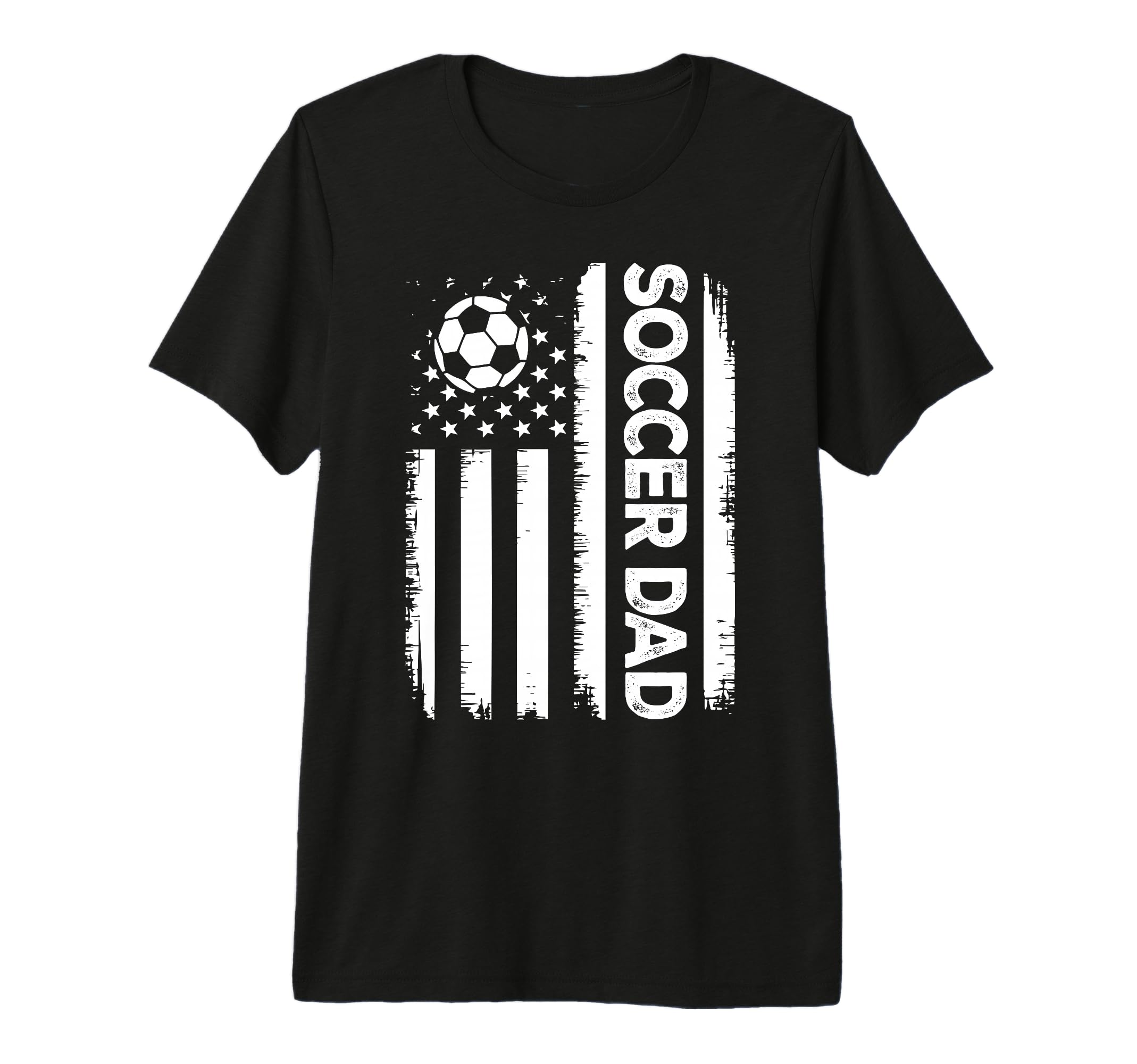 Mens Soccer Dad American Flag T-Shirt - Unique Graphic Men Women - T-Shirt, Sweatshirt, Hoodie