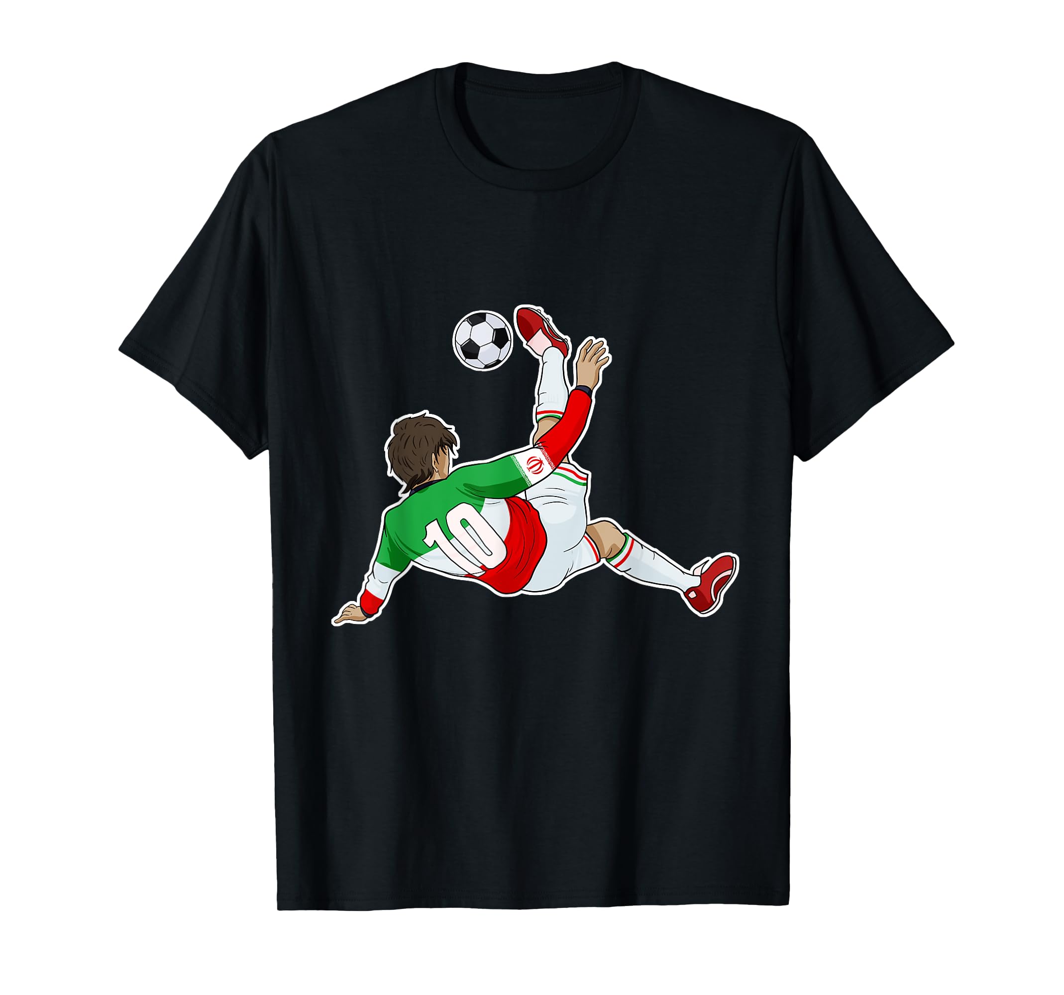 Iranian Flag Soccer Team I Soccer Iran T-Shirt - Novelty Apparel Men Women - T-Shirt, Sweatshirt, Hoodie