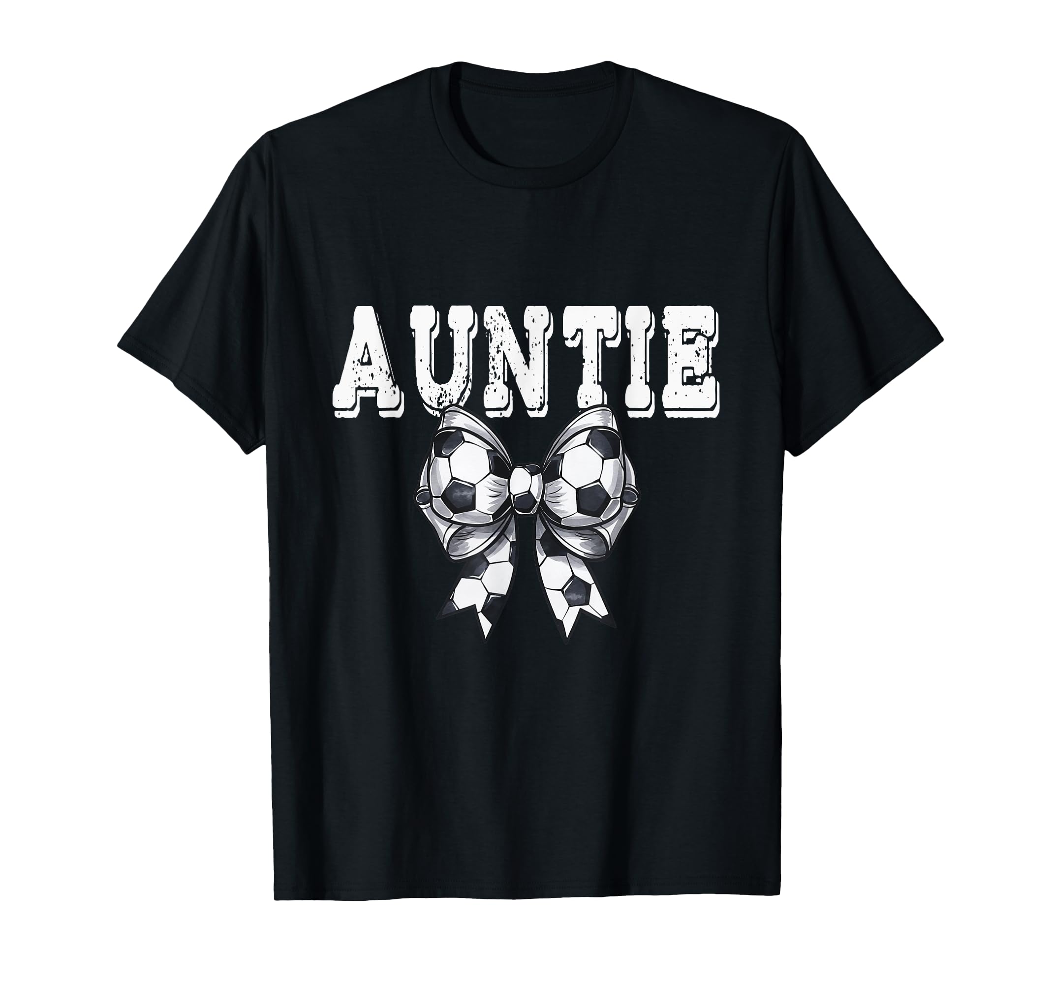 Coquette Soccer Bow Mom Sister Auntie T-Shirt - Unique Graphic Men Women - T-Shirt, Sweatshirt, Hoodie