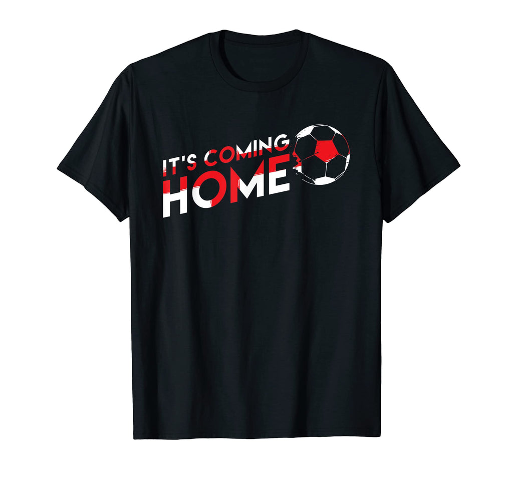 Coming Home England Flag Football T-Shirt - Aesthetic Graphic Men Women - T-Shirt, Sweatshirt, Hoodie