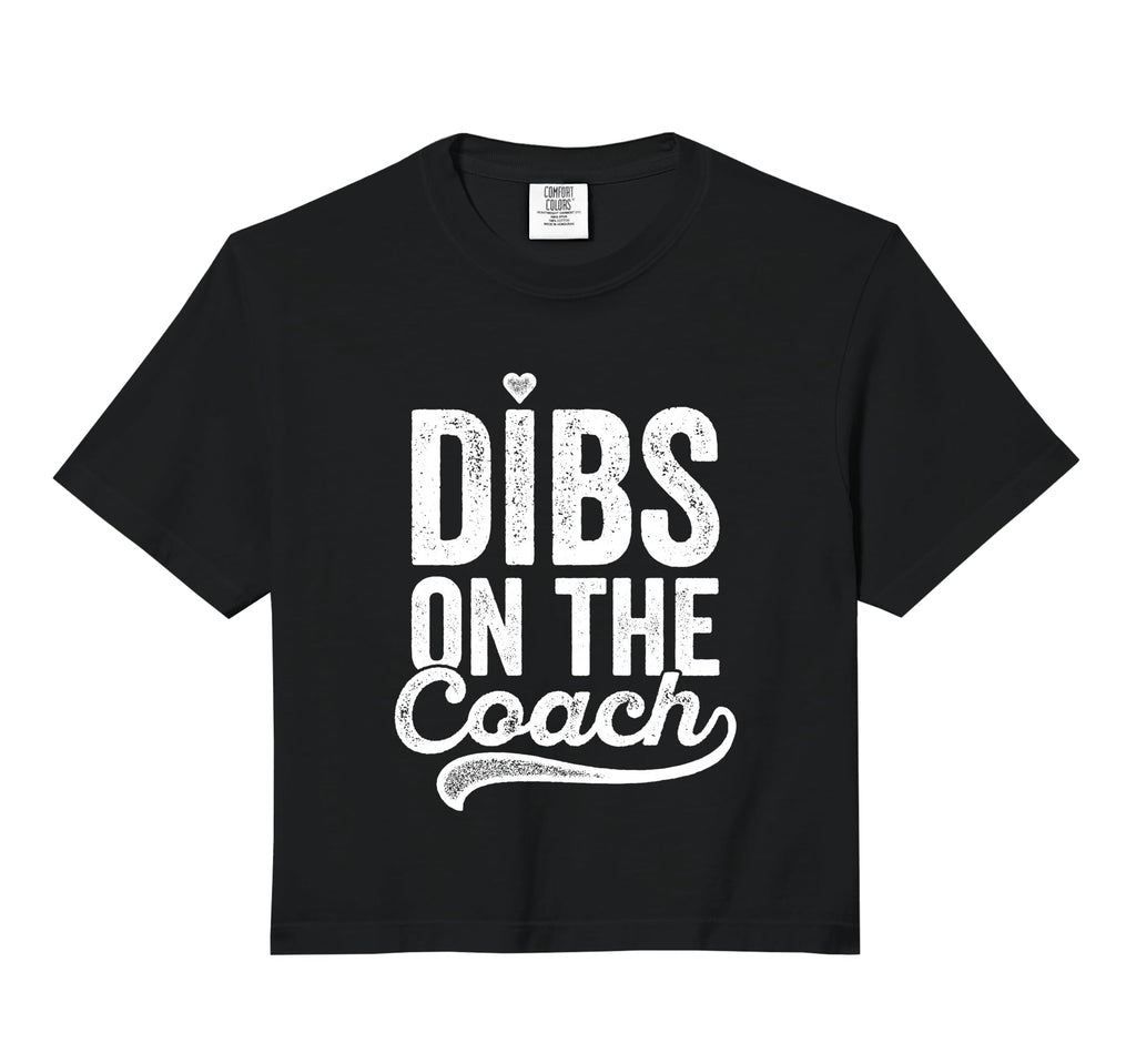 Dibs Coach Baseball Coachs Wife Comfort Hoodie - Graphic Print for Adults - T-Shirt, Sweatshirt, Hoodie