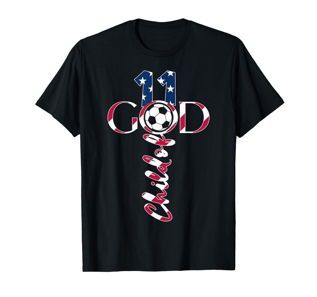 Jesus 11 Years Child God Soccer T-Shirt - Aesthetic Graphic for Adults - T-Shirt, Sweatshirt, Hoodie