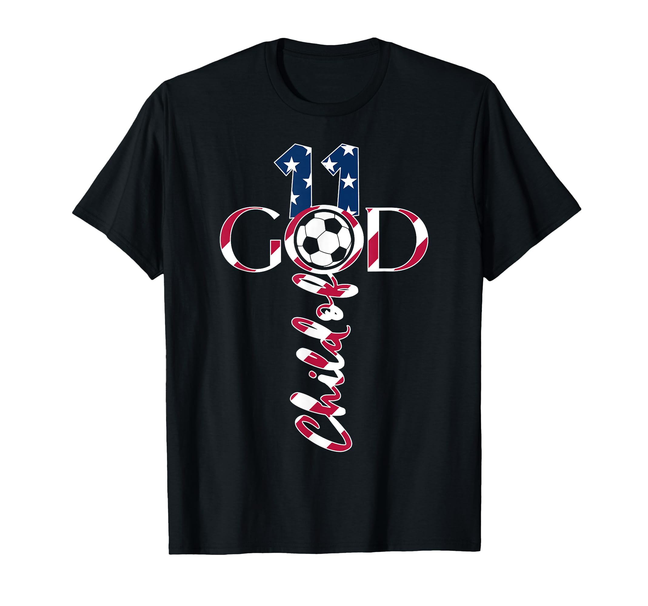 Jesus 11 Years Child God Soccer T-Shirt - Aesthetic Graphic for Adults - T-Shirt, Sweatshirt, Hoodie