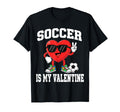 Soccer Valentine Valentines Hearts T-Shirt - Trendy Graphic for Adults - T-Shirt, Sweatshirt, Hoodie