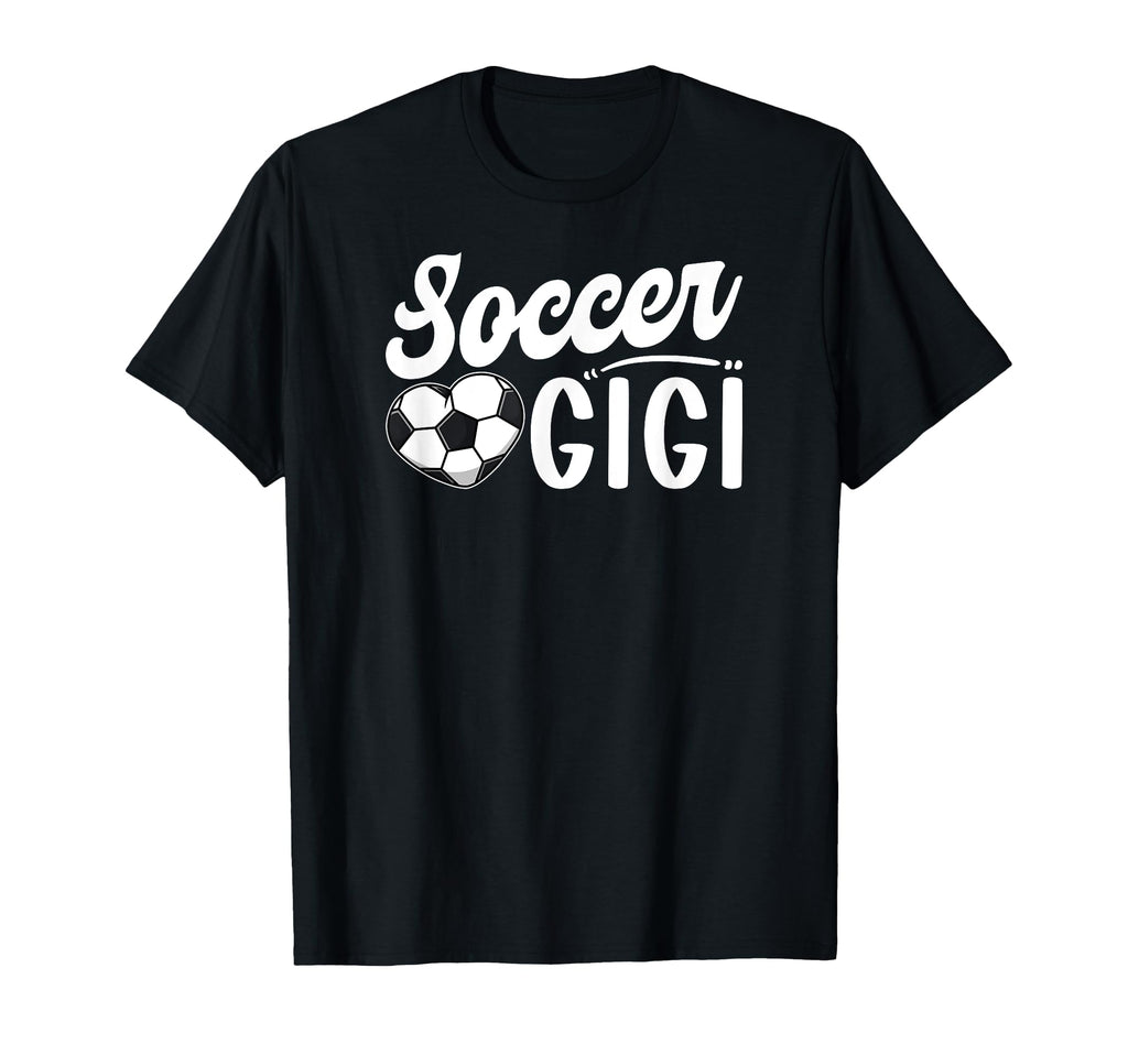 Soccer Gigi Heart Grandma Gigi Soccer T-Shirt - Aesthetic Graphic Unisex - T-Shirt, Sweatshirt, Hoodie
