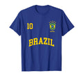 Brazil Number 10 Brazilian Soccer Team T-Shirt - Streetwear Style Unisex - T-Shirt, Sweatshirt, Hoodie