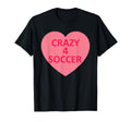 Soccer Heart Love Valentines Day T-Shirt - Novelty Apparel Unisex - T-Shirt, Sweatshirt, Hoodie