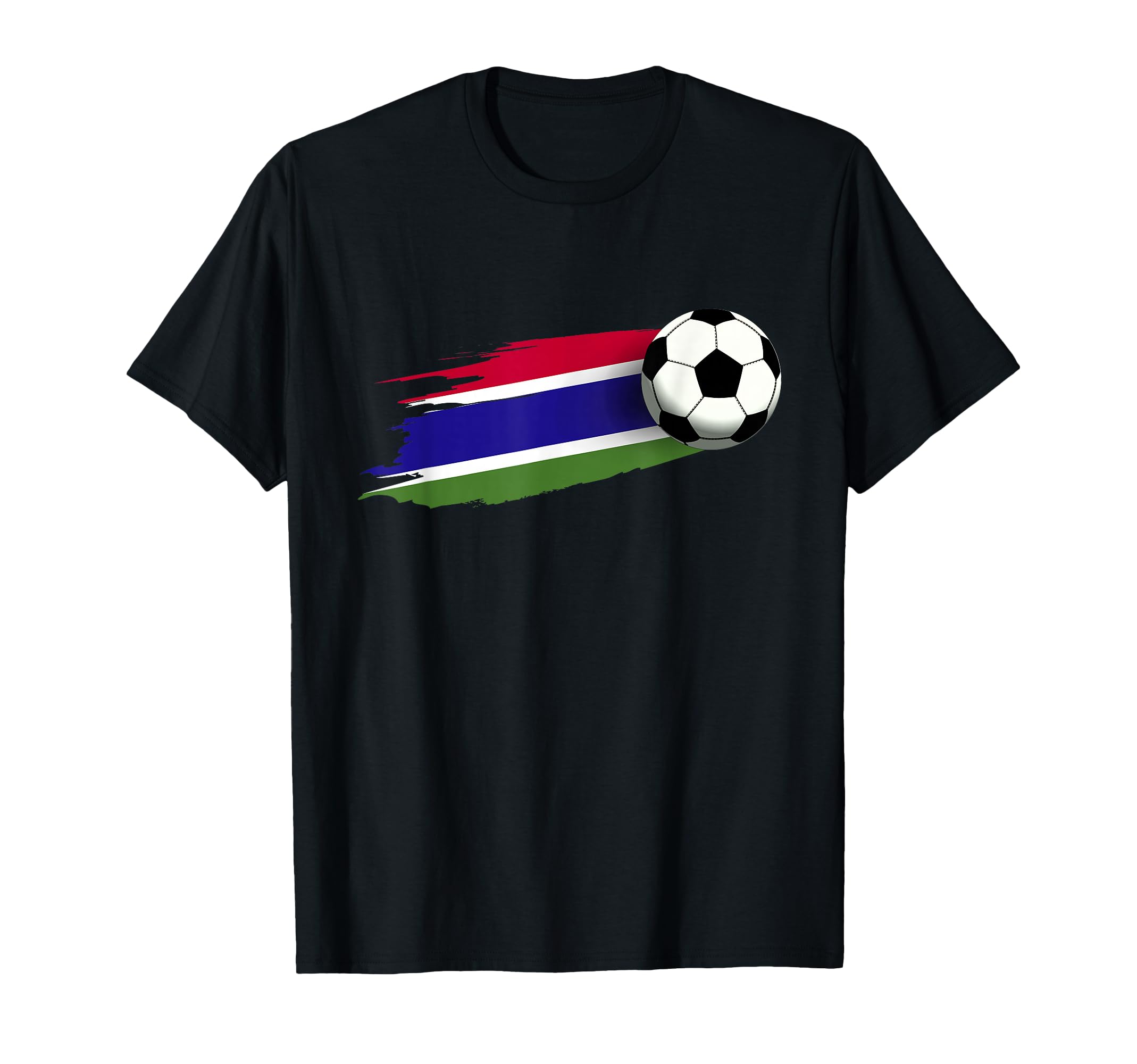 Gambia Flag Jersey Gambian Soccer Team T-Shirt - Unique Graphic Men Women - T-Shirt, Sweatshirt, Hoodie