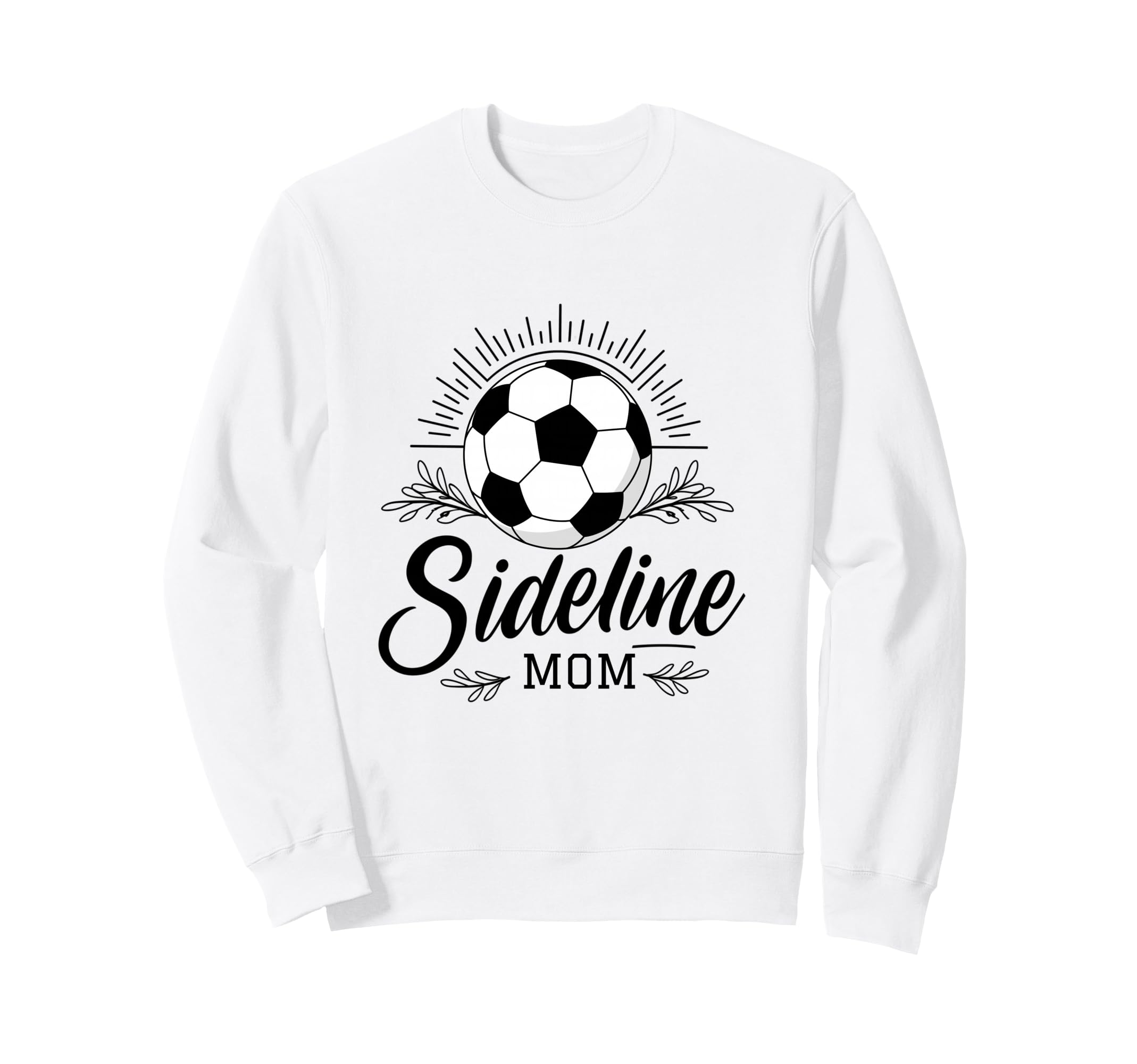 Sideline Mom Soccer Game Days Soccer Mama Sweatshirt - Graphic Print Unisex - T-Shirt, Sweatshirt, Hoodie