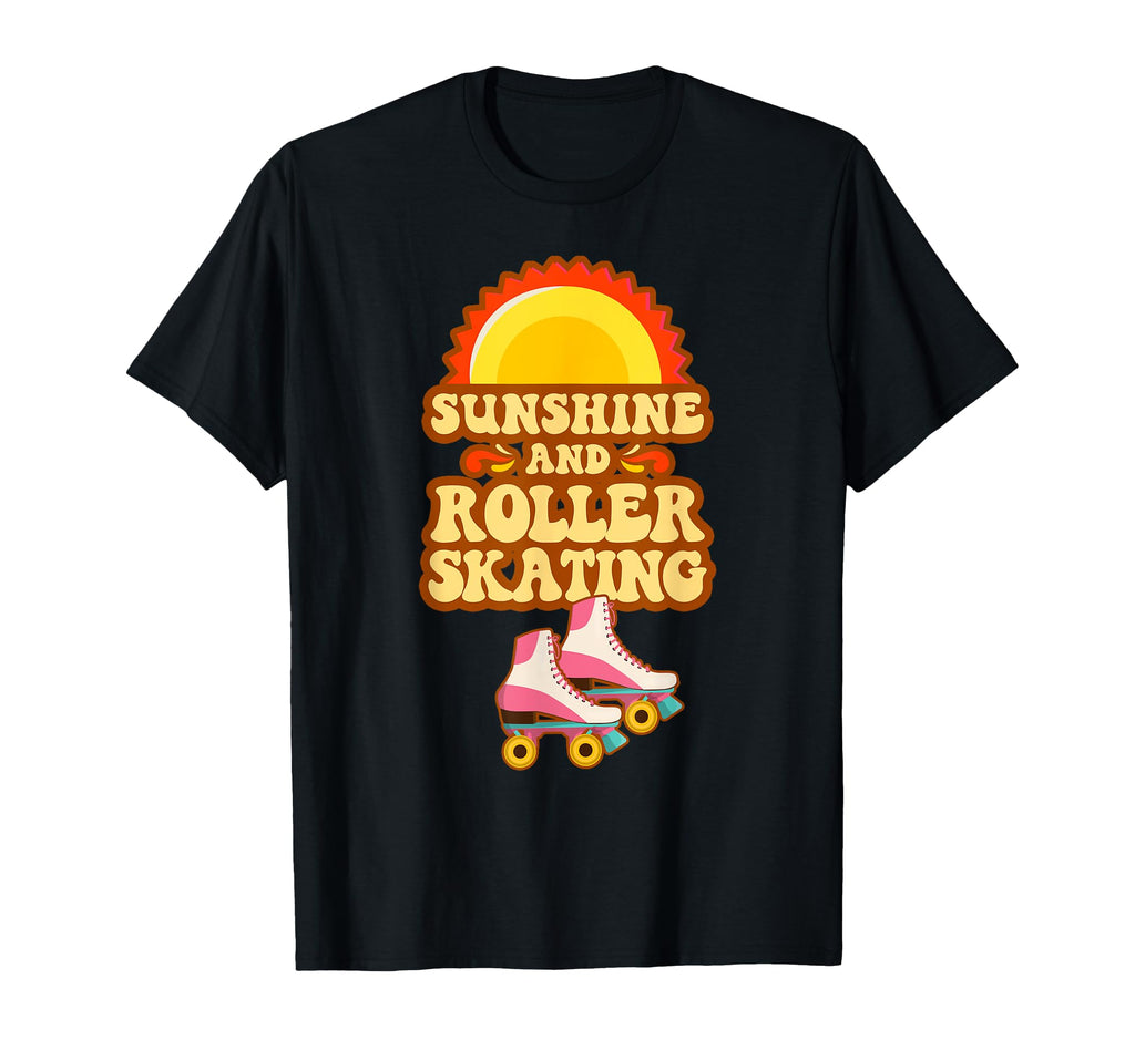 Roller Skating Skate 1970S T-Shirt - Fun Novelty Design Men Women - T-Shirt, Sweatshirt, Hoodie