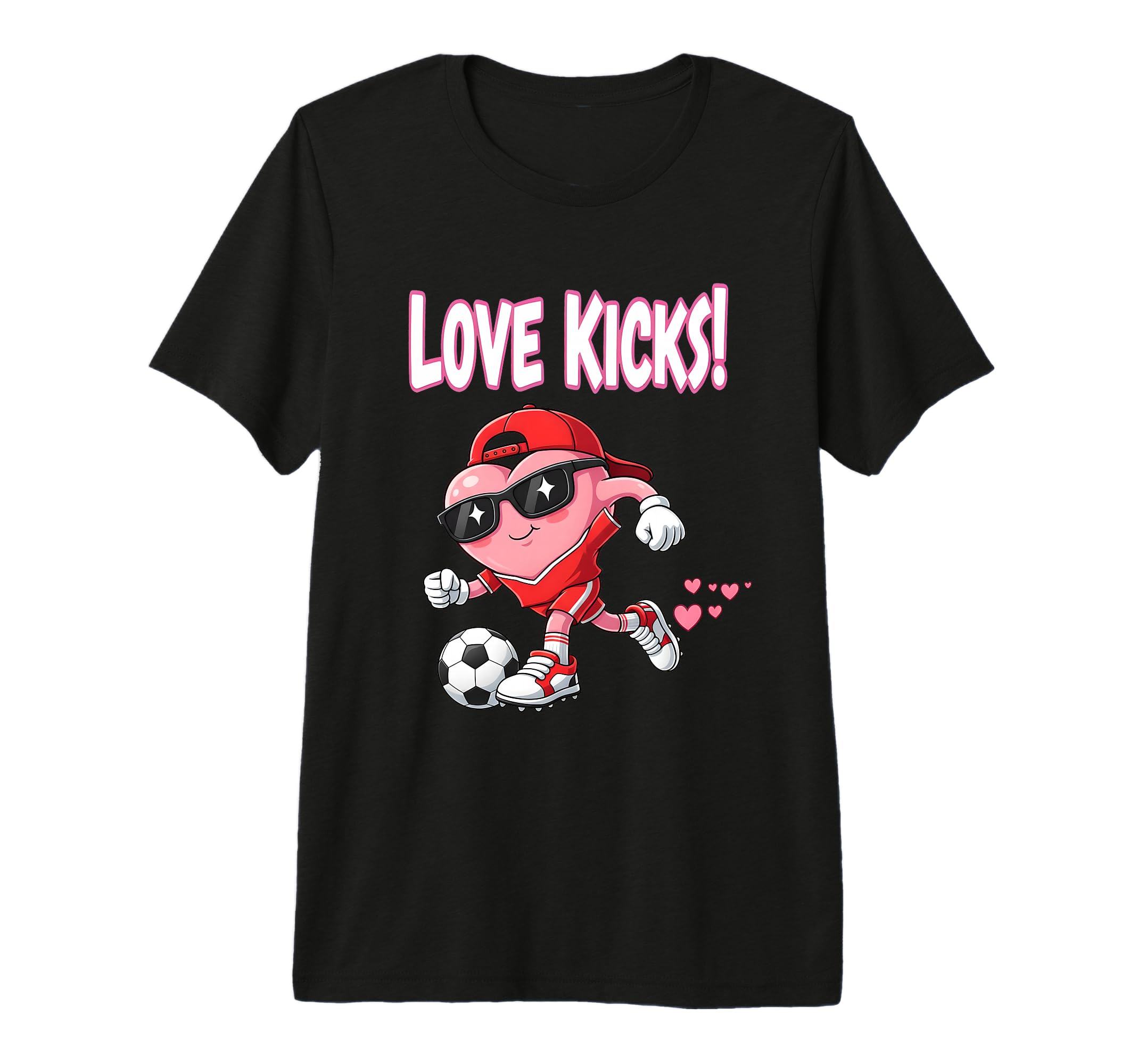Valentine Gift Soccer Heart Sport T-Shirt - Aesthetic Graphic Men Women - T-Shirt, Sweatshirt, Hoodie