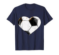 Soccer Ball Heart Love Goalie Goalkeeper T-Shirt - Graphic Print Unisex - T-Shirt, Sweatshirt, Hoodie
