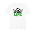 Soccer Is Life Passionate Fan Sports Mens T-Shirt - Novelty Apparel Unisex - T-Shirt, Sweatshirt, Hoodie