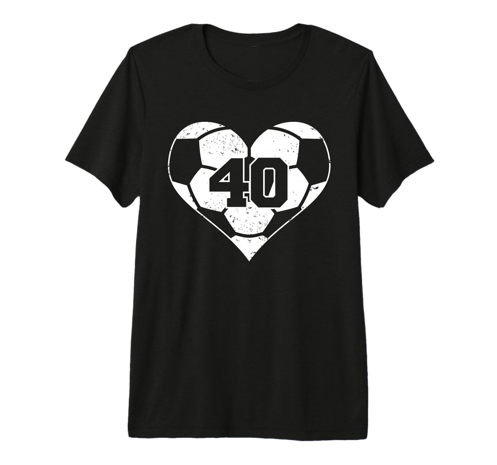 Soccer Number 40 Jersey Funny Soccer T-Shirt - Unique Graphic Men Women - T-Shirt, Sweatshirt, Hoodie