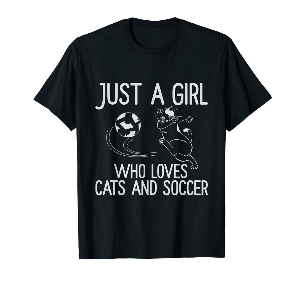 Just Who Loves Cats And Soccer Funny T-Shirt - Streetwear Style Unisex - T-Shirt, Sweatshirt, Hoodie