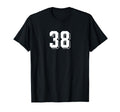 Number 38 80S 90S Soccer Team Jersey T-Shirt - Casual Everyday Wear Unisex - T-Shirt, Sweatshirt, Hoodie