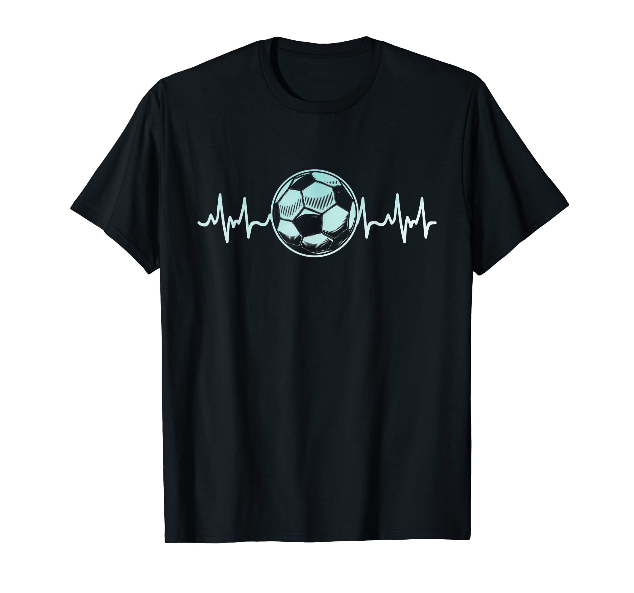 Soccer Heartbeat Soccer Player T-Shirt - Unique Graphic for Adults - T-Shirt, Sweatshirt, Hoodie