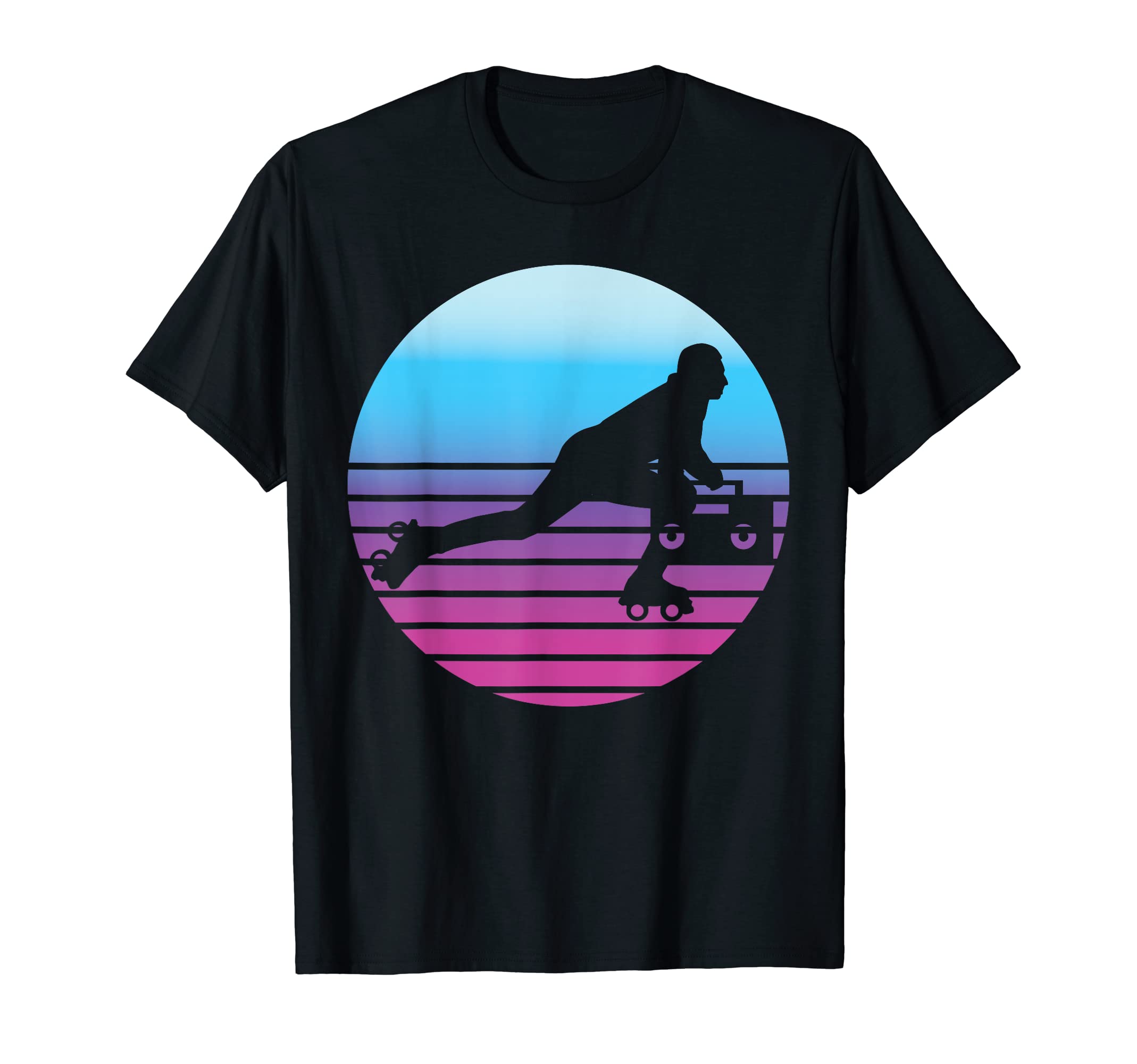 70S 80S Roller Skates Roller Skating T-Shirt - Custom Art Print Men Women - T-Shirt, Sweatshirt, Hoodie
