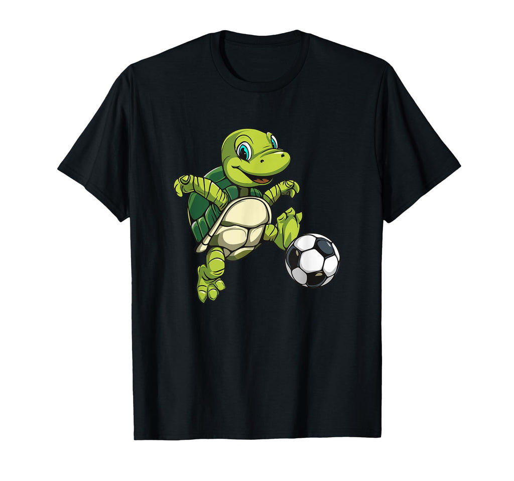 Turtle Wildlife Tortoise Soccer Player T-Shirt - Novelty Apparel Men Women - T-Shirt, Sweatshirt, Hoodie