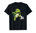 Turtle Wildlife Tortoise Soccer Player T-Shirt - Novelty Apparel Men Women - T-Shirt, Sweatshirt, Hoodie