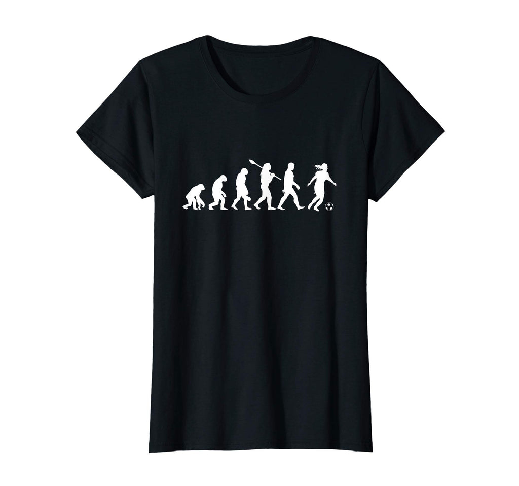 Womens Womens Soccer Evolution Play T-Shirt - Custom Art Print Men Women - T-Shirt, Sweatshirt, Hoodie