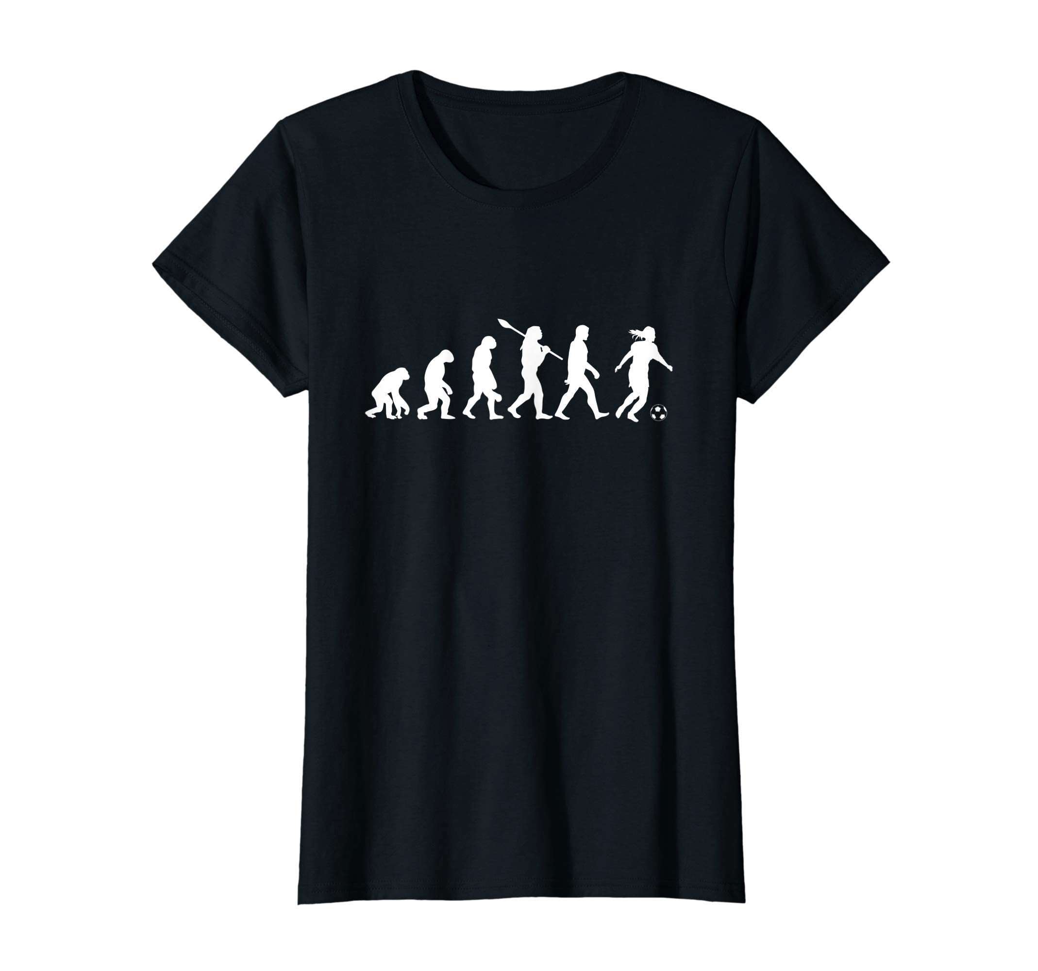 Womens Womens Soccer Evolution Play T-Shirt - Custom Art Print Men Women - T-Shirt, Sweatshirt, Hoodie