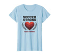 Soccer Strong Heart Stronger Athletic T-Shirt - Aesthetic Graphic Men Women - T-Shirt, Sweatshirt, Hoodie