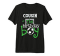 Cousin Birthday Soccer Player T-Shirt - Minimalist Print Men Women - T-Shirt, Sweatshirt, Hoodie