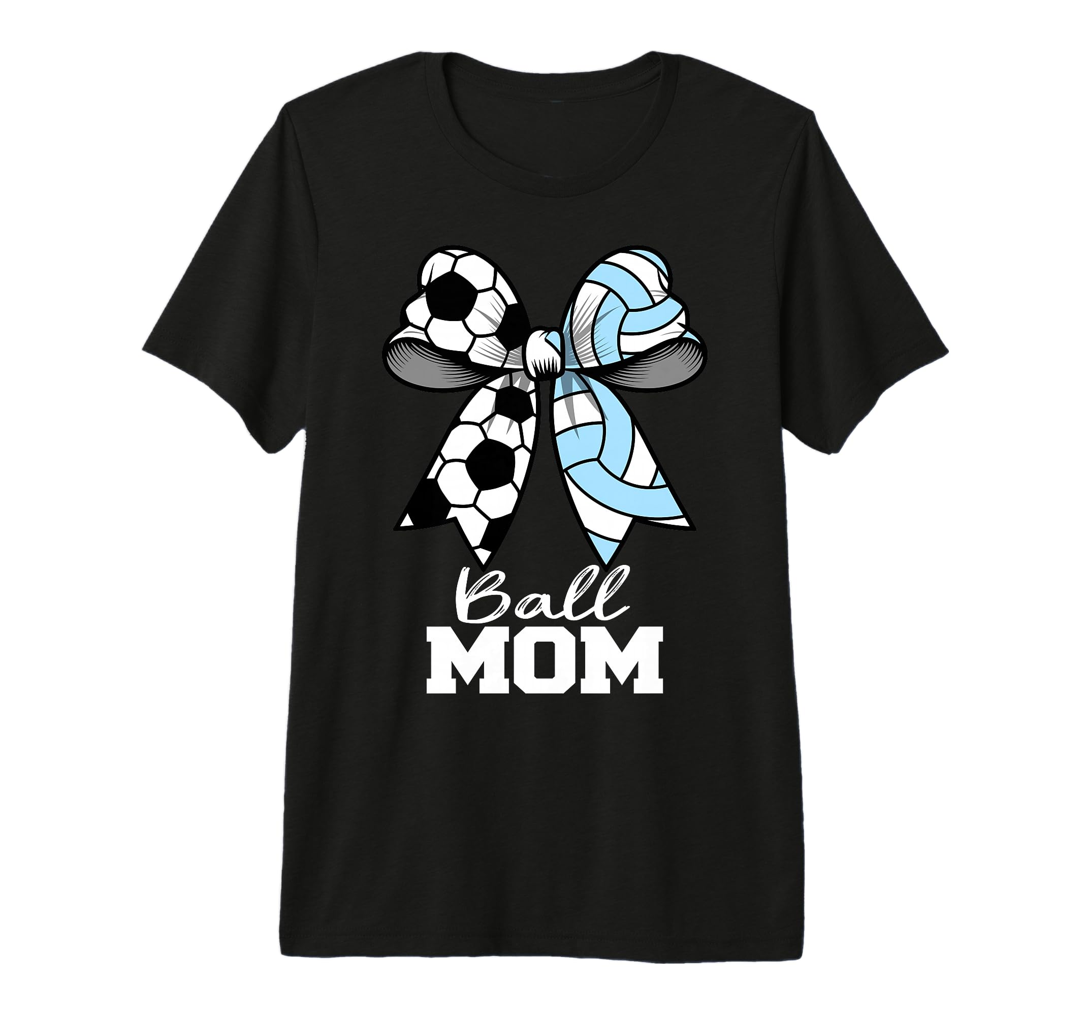 Ball Mom Soccer Volleyball Mom Coquette T-Shirt - Trendy Graphic Men Women - T-Shirt, Sweatshirt, Hoodie
