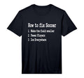 Mens Funny Hockey Meme How To Fix Soccer T-Shirt - Unique Graphic Unisex - T-Shirt, Sweatshirt, Hoodie