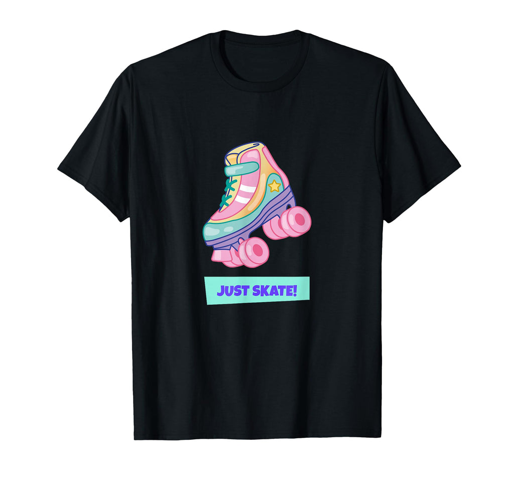 Roller Skate 90S 80S Kitsch Pastel Quad T-Shirt - Graphic Print for Adults - T-Shirt, Sweatshirt, Hoodie