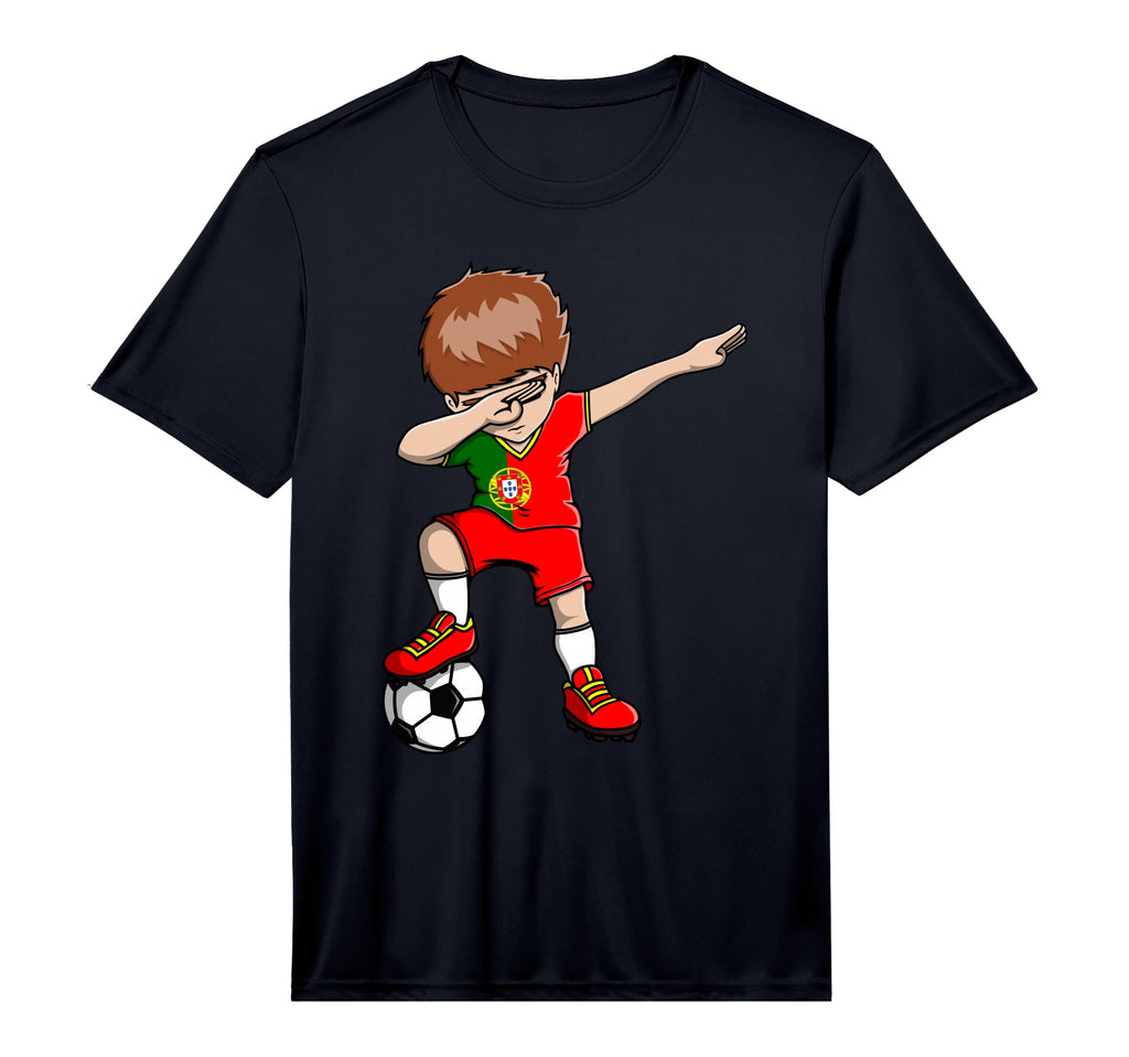 Dabbing Soccer Portugal Jersey T-Shirt - Streetwear Style Men Women - T-Shirt, Sweatshirt, Hoodie