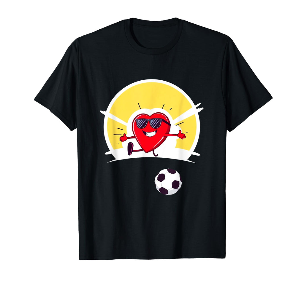 Soccer Heart Gift Sweatshirt - Trendy Graphic Men Women - T-Shirt, Sweatshirt, Hoodie