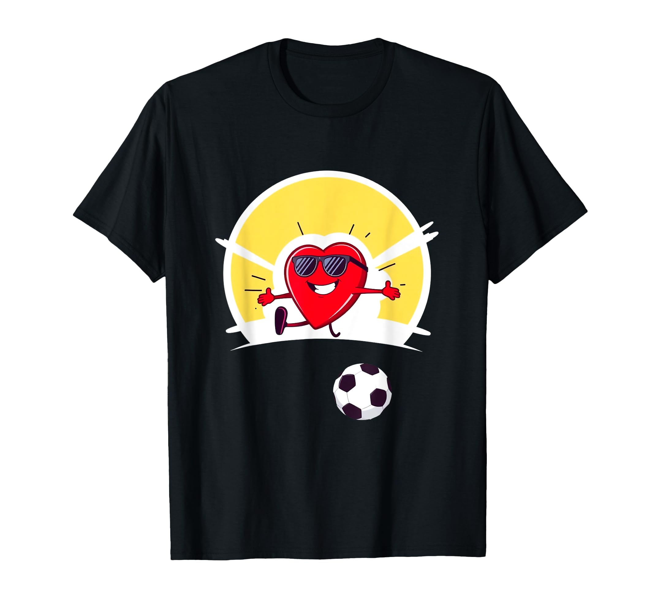 Soccer Heart Gift Sweatshirt - Trendy Graphic Men Women - T-Shirt, Sweatshirt, Hoodie