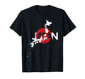 Japanese Map Flag Souvenir Distressed T-Shirt - Minimalist Print Men Women - T-Shirt, Sweatshirt, Hoodie