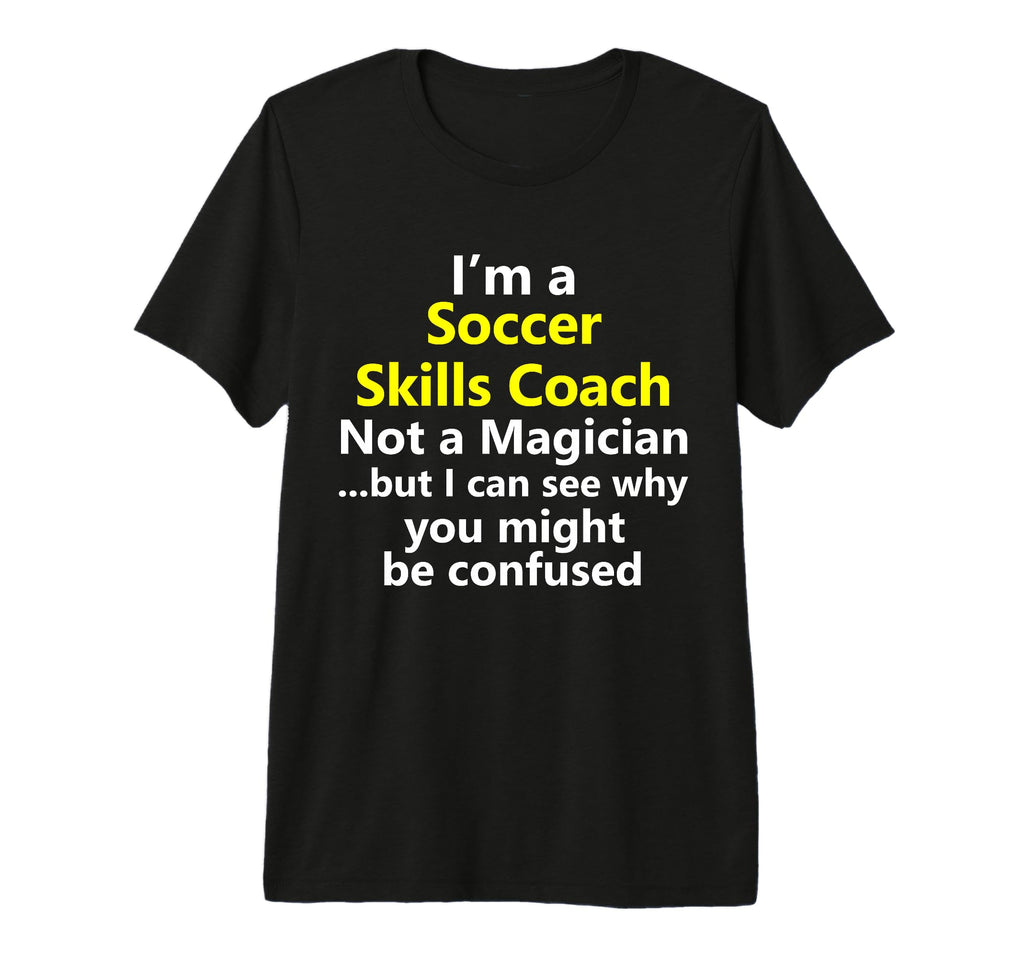 Soccer Skills Coach Coaching School T-Shirt - Minimalist Print Men Women - T-Shirt, Sweatshirt, Hoodie