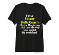 Soccer Skills Coach Coaching School T-Shirt - Minimalist Print Men Women - T-Shirt, Sweatshirt, Hoodie