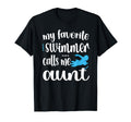 My Favorite Swimmer Calls Me Aunt Swim T-Shirt - Trendy Graphic Unisex - T-Shirt, Sweatshirt, Hoodie