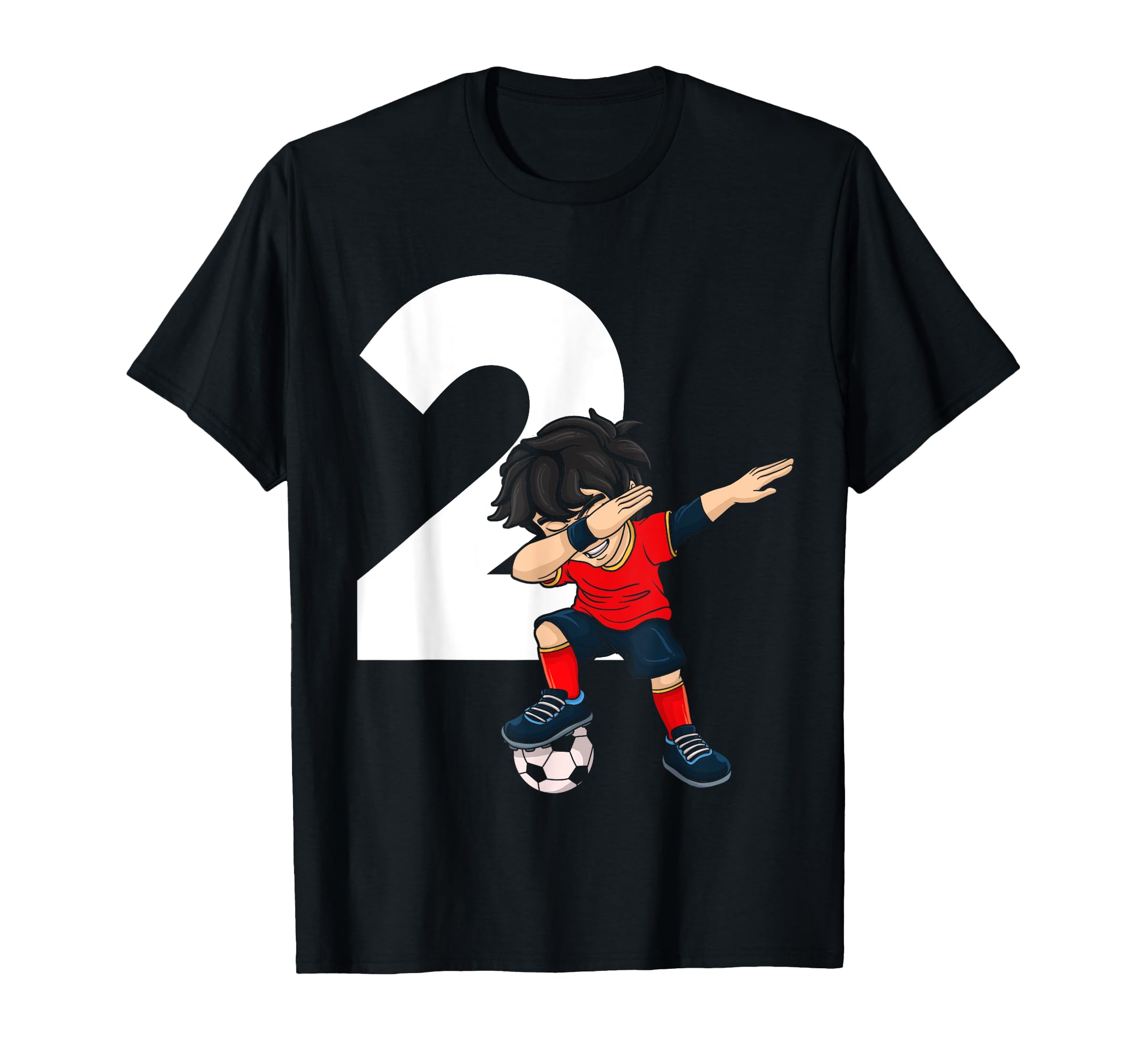2 Soccer Birthday Gift Soccer Fan Sports T-Shirt - Unique Graphic Unisex - T-Shirt, Sweatshirt, Hoodie