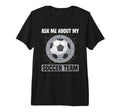 Coaching Soccer Dad Coach Soccer Coach Tri T-Shirt - Trendy Graphic Unisex - T-Shirt, Sweatshirt, Hoodie