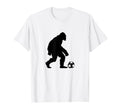 Funny Bigfoot Soccer Football T-Shirt - Aesthetic Graphic Men Women - T-Shirt, Sweatshirt, Hoodie