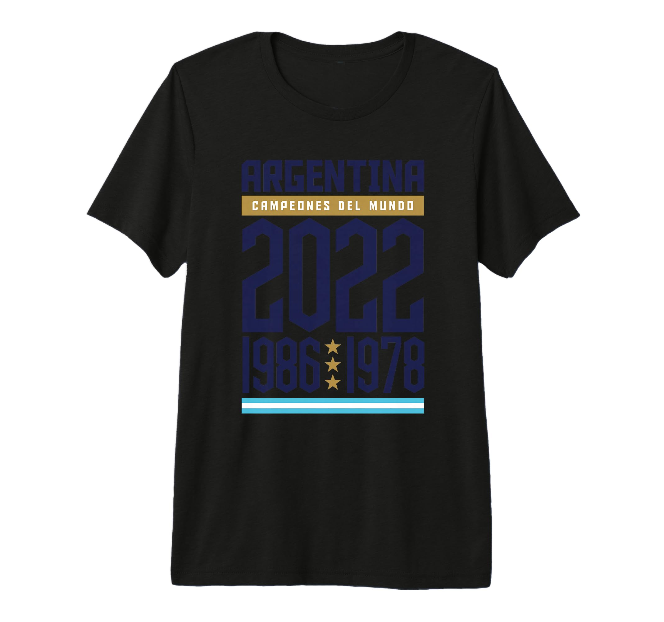 Argentina World Champion 2022 Soccer T-Shirt - Custom Art Print Men Women - T-Shirt, Sweatshirt, Hoodie