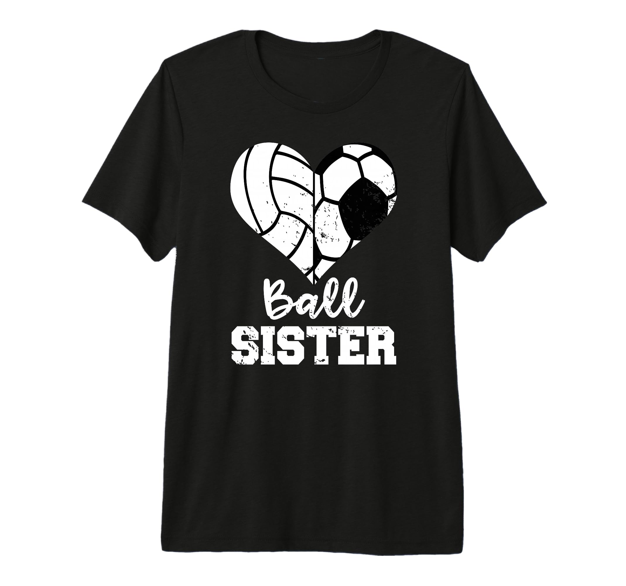Soccer Volleyball Sister Funny Ball T-Shirt - Minimalist Print Unisex - T-Shirt, Sweatshirt, Hoodie
