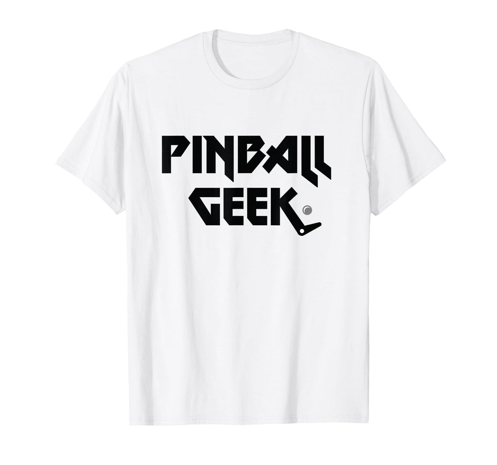 Pinball Geek Arcade Gaming T-Shirt - Custom Art Print Unisex - T-Shirt, Sweatshirt, Hoodie